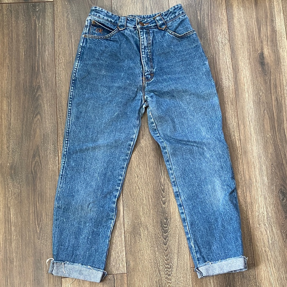 Vintage 90s Rayada Denim Straight-Leg Crop Jean- Women Sz 25
